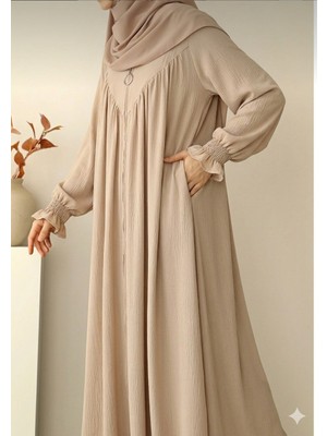 Oktayusta Collection V Robalı Mevlana Kesim Tessettür Ferace Bej