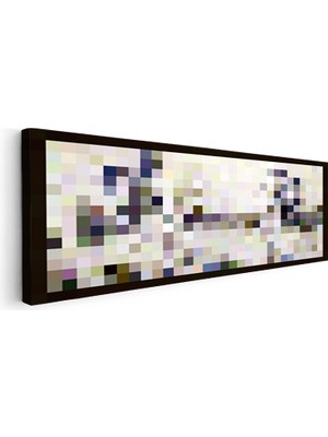 Kanvas Tablo Bonjour Monsieur Courbet Piksel Minecraft Tablosu Ev Ofis Salon Dekoru