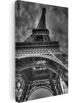 Kanvas Tablo Paris Eyfel Kulesi Taban Mimarisi Şehir Mimari Tablo Ev Ofis Duvar Dekoru