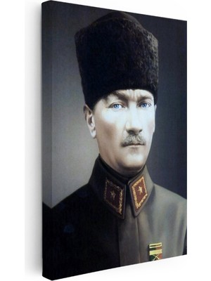 Kanvas Tablo Atatürk Mareşal Kıyafeti Atatürk Tablosu Ev Ofis Duvar Dekoru