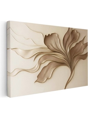 Kanvas Tablo Soyut Akışkan Yaprak Desenleri Çiçek Tablosu Ev Ofis Duvar Dekoru