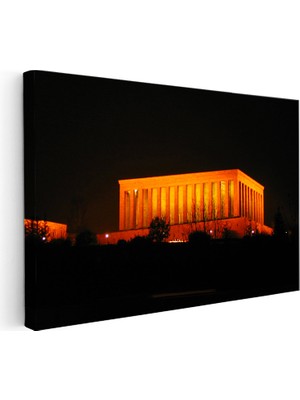 Kanvas Tablo Anıtkabir Dış Mimari Atatürk Tablosu Ev Ofis Duvar Dekoru