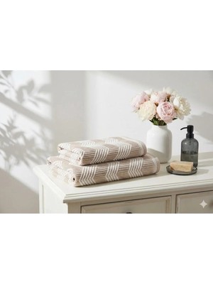 Özdilek Tappeto Krem Banyo Havlusu 90*150