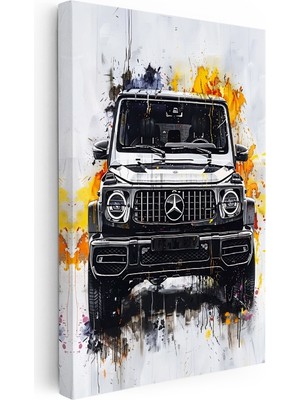 Kanvas Tablo Mercedes G Serisi Jip Suv Mercedes Tablosu Ev Ofis Duvar Dekoru