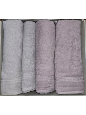 Özdilek Allure Gri-Pembe Best Set (Hamam Takımı)