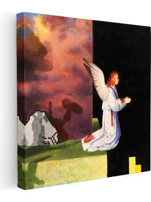 Kanvas Tablo The Void Minecraft Tablosu Ev Ofis Salon Duvar Dekoru