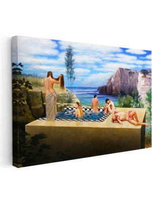 Kanvas Tablo The Pool Minecraft Tablosu Ev Ofis Salon Duvar Dekoru