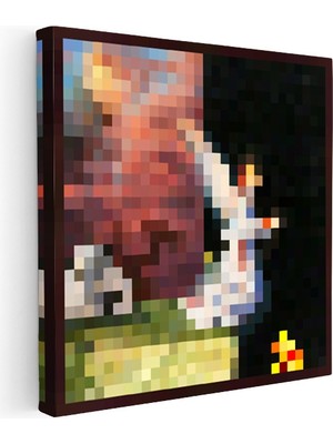 Kanvas Tablo The Void Piksel Minecraft Tablosu Ev Ofis Salon Duvar Dekoru