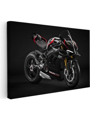 Kanvas Tablo Ducati Panigale V4 Sp Aerodinamik Kanatçık Ducati Tablosu Ev Ofis Duvar Dekoru