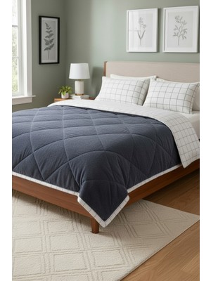 Asev Tekstil Premium Wellsoft Silikon Dolgulu Çift Kişilik Yorgan + Yastık Kılıfı Set - Uyku Seti