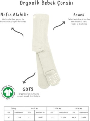 NW NessiWorld Kaymaz Basic Külotlu Çorap 50501 Ekru