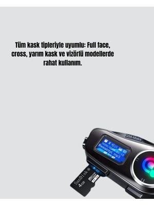 500 Metre Interkom Mesafeli Kask Kulaklığı Gürültü Engelleyici