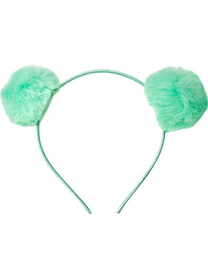 Mini And Kids Mini & Kids Mini Ponpon Taç Yeşil
