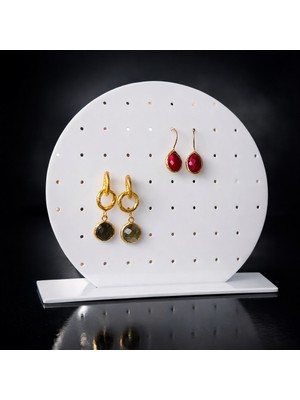 Misspergamon Dekoratif Küpe Standı – Oval Takı Sergileme Standı – Toptan & Perakende – Kişiye Özel Üretim