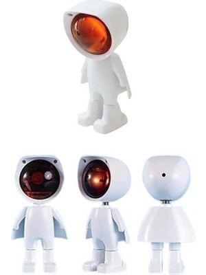 Projeksiyon Güneş Lambası Astronot Gün Batımı Projektör LED Işıklı