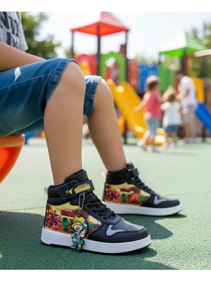 Prokids Brawl Stars Boğazlı Kışlık Çocuk Okul Ayakkabısı