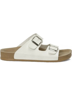 Kinetix Laysıa 6fx Beyaz Kadın Terlik