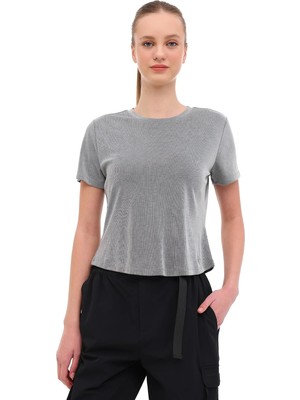 Lumberjack Wl 11PINKY 6fx Siyah Kadın Kısa Kol T-Shirt