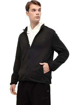 Lumberjack MB Brusfz 18P-003 6fx Siyah Erkek Eşofman Üstü