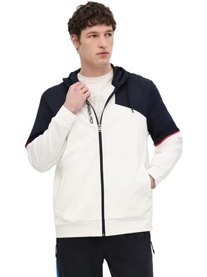 Lumberjack ml Rune 17ITL1305 6fx Kırık Beyaz Erkek Eşofman Üstü