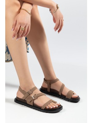 Suins Shoes Suins Thelis Model Çift Ortopedik Taban Parmak Arası Kadın Sandalet