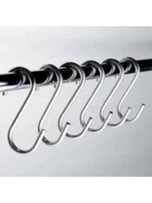 Metal Kanca Askı Seti, Şekilli ve Dayanıklı, 10'lu Paket