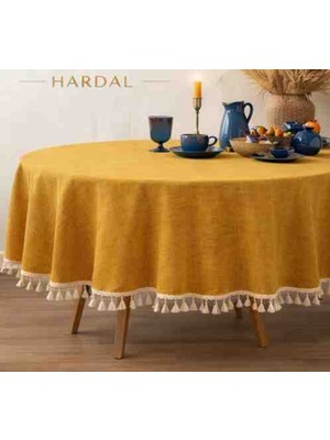 Ayzen Home Püskül Detaylı Su Itme Özelliğine Sahip Duck Kumastan Masa Örtüsü 6 Adet Değişik Ölçü Vardır (Kişiye Özel Ölçü Alınır Hazırlanır)