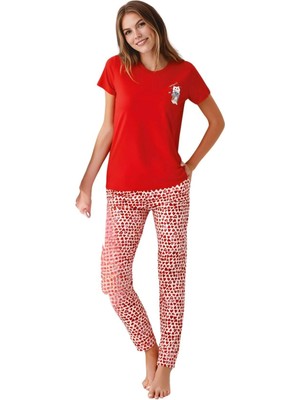 Çamaşır Kenti Anne-Kız Seti Kadın Ikili Pijama Takım AR3581-S