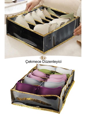 Pratik Sütyen Organizer, Dolap ve Çekmece Için, 36X32X12 cm