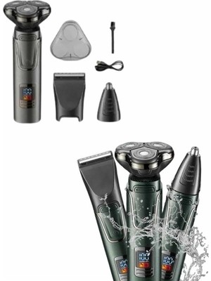 Similar Tıraş Makinesi Profesyonel 3ın1 Dijital Göstergeli 3 Başlıklı Erkek Bakım