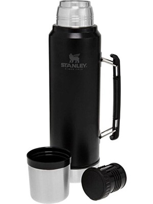 Stanley Legendary Klasik Vakumlu Termos Matte Black 1 Litre