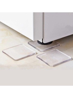 4'lü Silikon Kaydırmaz Mobilya ve Beyaz Eşya Pedleri Seti