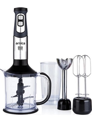 Arnica Diva Trend GH21592 Gümüş 1200 W Blender Seti 2 Adet