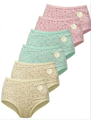 Berrak 11703 Pamuklu Normal Bel Kadın Külot 6'lı Paket