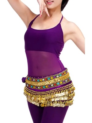 Kaftan Collection Mor Kadife Şakira Kemeri 150 cm Uzunluk 22 cm Genişlik 320 gram Ağırlık