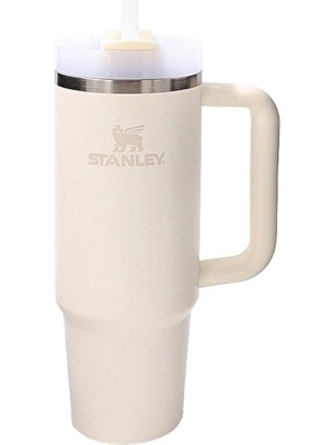 Stanley Quencher H2.o Flowstate Termos Pipetli Cream 0.89 Litre 2 Adet Sürdürülebilir Tasarım
