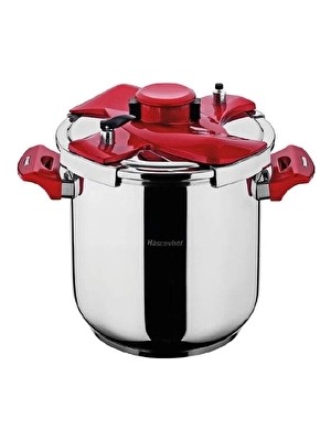 Hascevher Galaxy Düdüklü Tencere 5lt Kırmızı 2 Adet