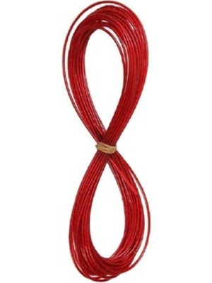10 Metre Çok Amaçlı Çelik Çamaşır Ipi, Kırmızı, Dayanıklı ve Pratik