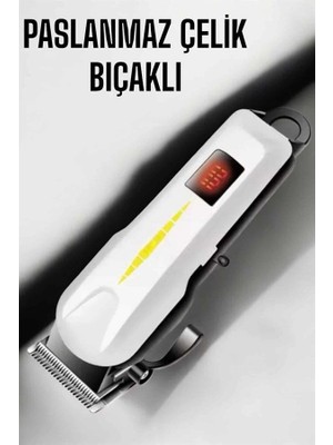 Similar Tıraş Makinesi Profesyonel Saç ve Sakal Kesme Milim Ayarlı Dijital Göstergeli