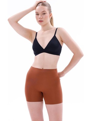 Çamaşır Kenti  Kahverengi Mı 2703 Lazer Kesim Iz Yapmaz Hayalet Boxer