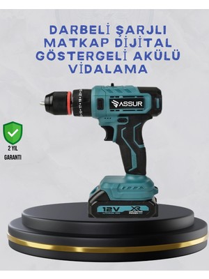 Similar Çift Bataryalı Şarjlı Matkap Dijital Ekranlı Set