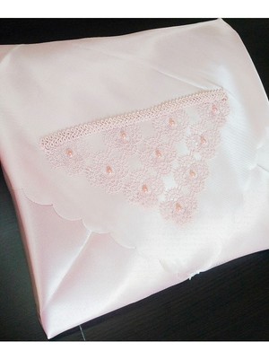 Şık Saten Çeyizlik Bohça Seti, Gelin ve Damat Için 2'li Paket