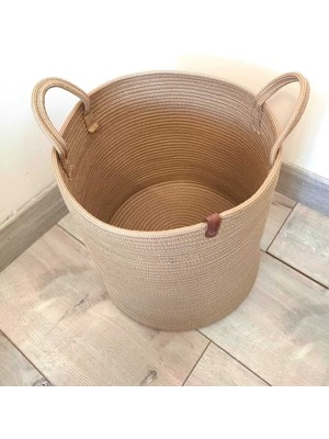 Çok Amaçlı Hasır Sepet, Banyo ve Dekorasyon Için 30X30 Boyut