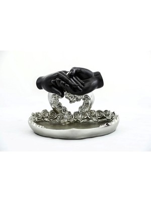 Similar Özel Tasarım Kalpli Polyester Sunum Tepsisi