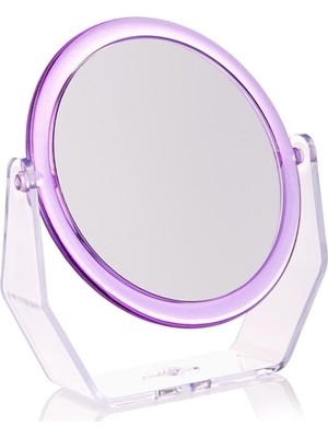 Çift Taraflı Beşgen Masa Aynası, Modern ve Şık Tasarım, Kullanışlı Aksesuar