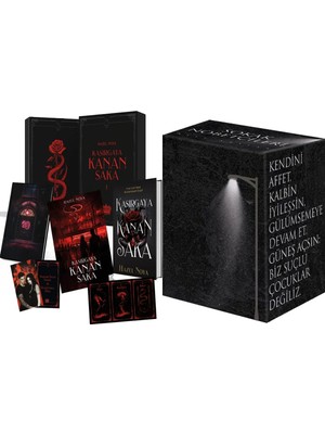 Ephesus Yayınları Kasırgaya Kanan Saka 1 Hediyeli Ciltli Kutu ve Sokak Nöbetçileri Seti 4 Kitap
