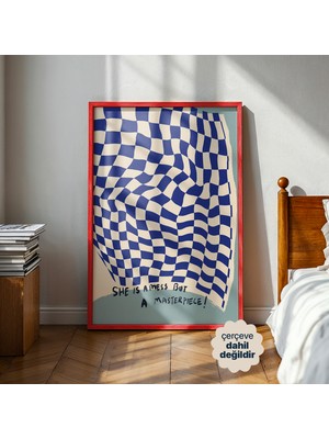 Persona Istanbul "the Masterpiece" - Ironik Op-Art Tipografi Posteri (Çerçevesiz)