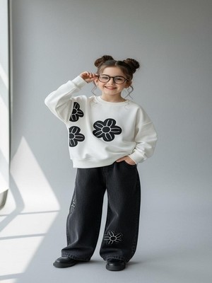 İncila Incila Sweat Kot 2li Kız Çocuktakım