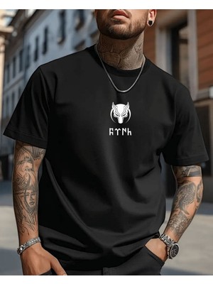 Etoile Studio Göktürk Oversize Kesim Bisiklet Yaka Oversize Tişört