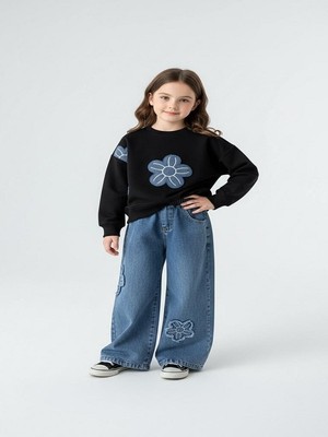 İncila Incila Sweat Kot 2li Kız Çocuktakım